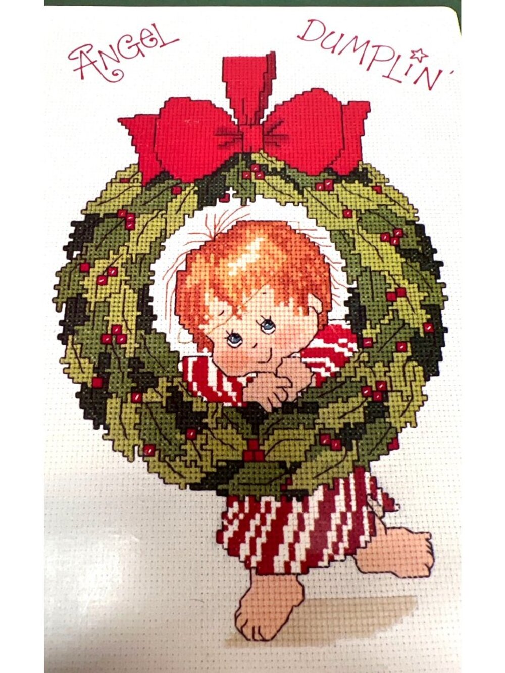 Angel Dumplin Holiday Cross Stitch Pattern Booklet By Gloria & Pat